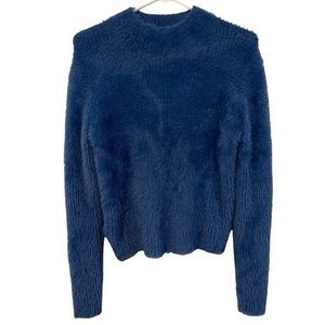Banana Republic Blue Fuzzy Sweater